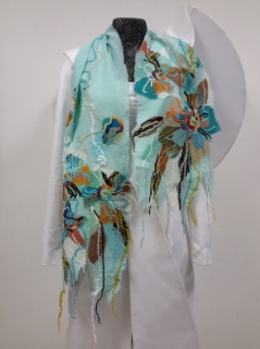 Yaga chiffon scarves and shawls