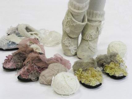 Yaga works > garments > flamingo in the north from yaga.ru