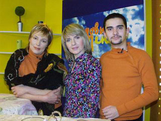 Irina Yega is a guest at Margarita Borisova and Alexander Kulikov’s.