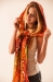  Hood-scarf. Material: wool 60%, acrylic 40%. Price: $80
